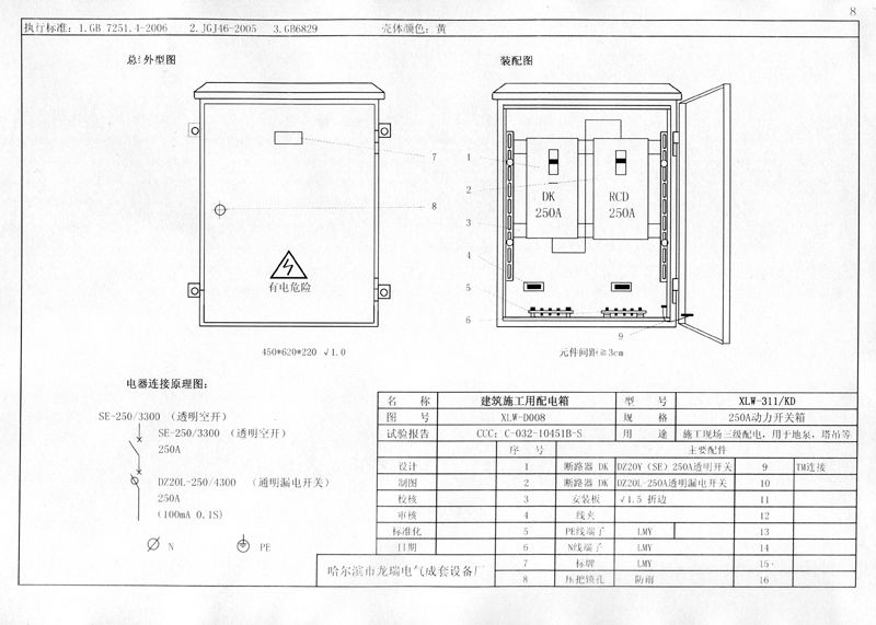 施工現場臨時用電配電箱(機柜)標準化配置圖集，只有這一個！